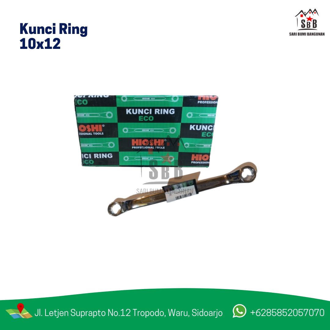 Kunci Ring 10 X 12